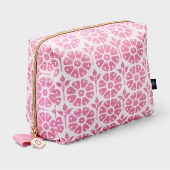 Roller Rabbit Handbags - Roller Rabbit X Target Pink Patterned Cosmetic Pouch NEW
